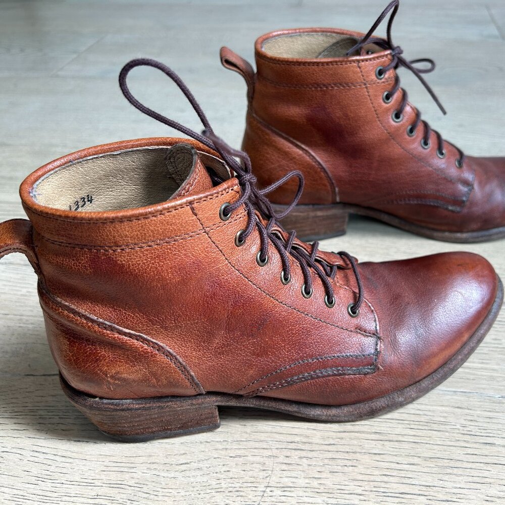 Frye Leather Women's Ankle Combat Boots - Size 7